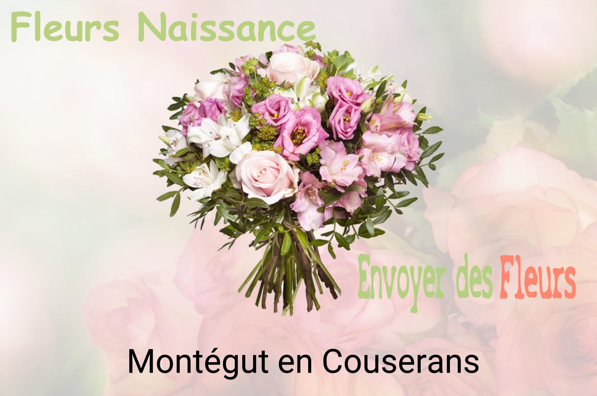 Bouquet de fleurs de naissance livré à Montégut-en-Couserans